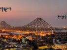 Kolkata Night Drone